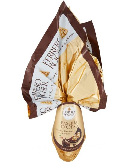 Uovo Pasqua Cioccolato Fondente o Latte Ferrero Rocher 212 o 340 gr