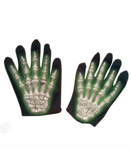GuantiScheletro Fluo Bambino