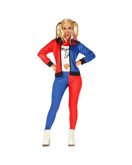 Costume Ragazza Pericolosa Harley Quinn Donna