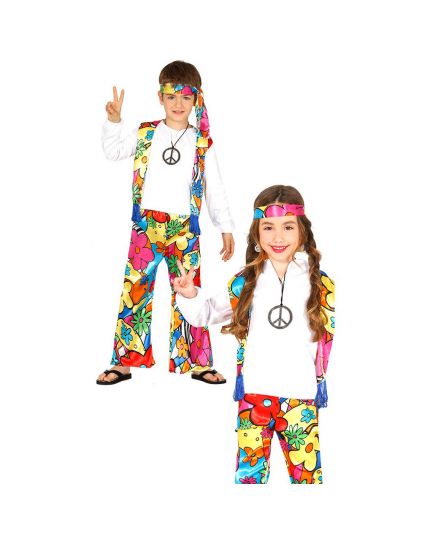 Costume Hippie Bambino Unisex