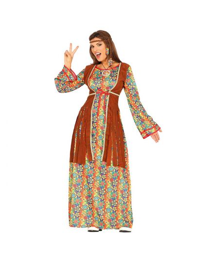 Costume Hippie Donna Lungo