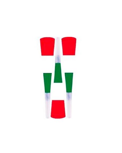 Trombette Tricolore Italia in carta 