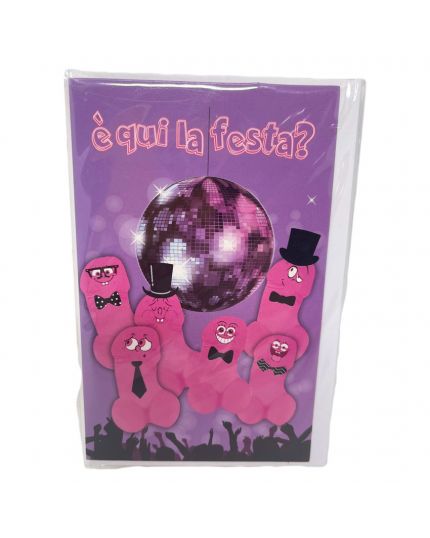 Biglietto Auguri E' qui la Festa? Addio al Celibato 