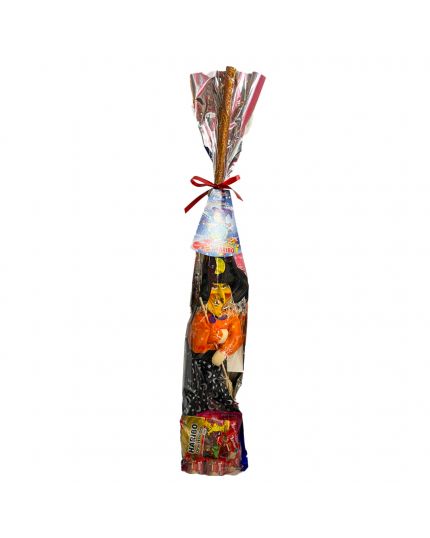 Befana con Scopa e Dolcetti Haribo 200gr