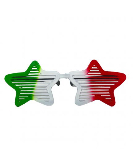 Occhiali Stella Tricolore Italia Pvc 