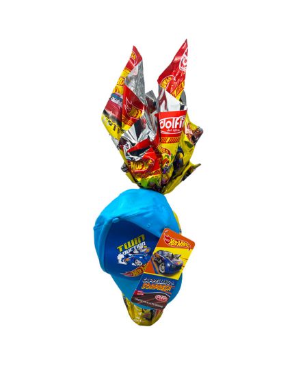 Uovo Pasqua Hot Wheels con Cappellino Dolfin 320Gr 