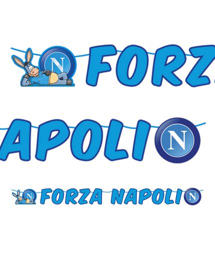 Festone Carta Squadra Calcio Napoli 