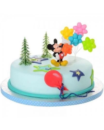 Kit Sopratorta Cake Topper Pvc Mickey Mouse  