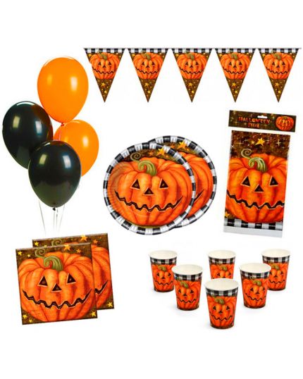 Kit Coordinato Tavola Halloween per 12 Persone