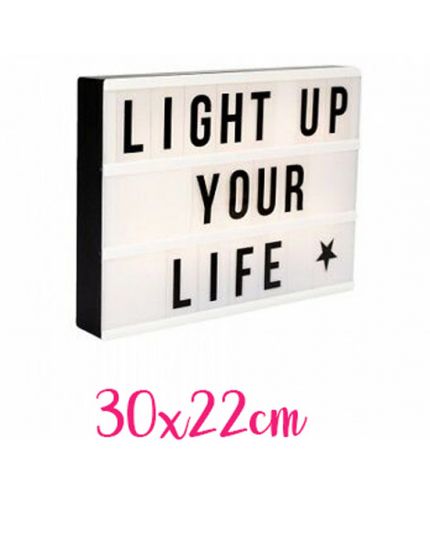 Lavagnetta Luminosa LED 30x22cm