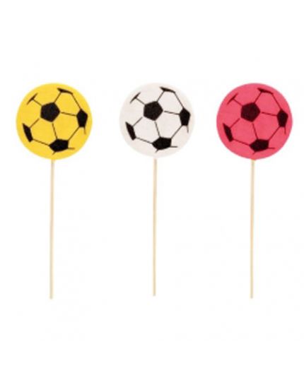 Lecca Lecca Pallone da Calcio Colorato Nauty Lollipops 18gr