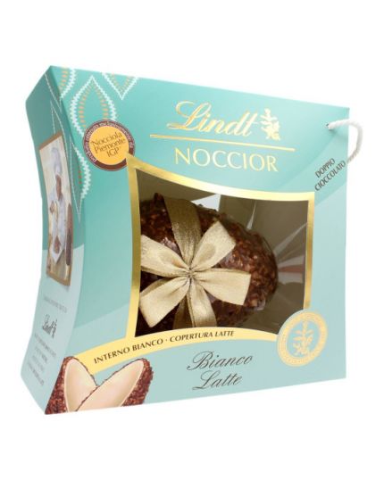 Uovo Pasqua Noccior Lindt Doppio Cioccolato Bianco e Cioccolato al Latte  510gr