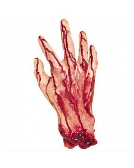 Mano Mozzata Insanguinata Pvc