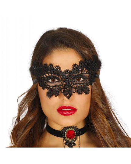 Maschera Pizzo Ricamata