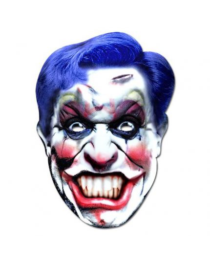 Maschera Scary Clown in Cartoncino