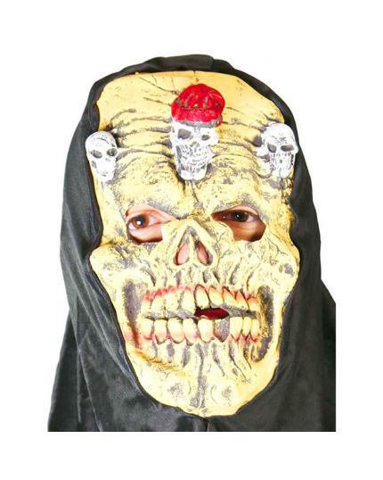 Maschera Lattice Teschio con Cappuccio