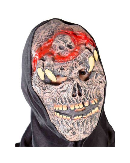 Maschera Lattice Teschio Horror con Cappuccio