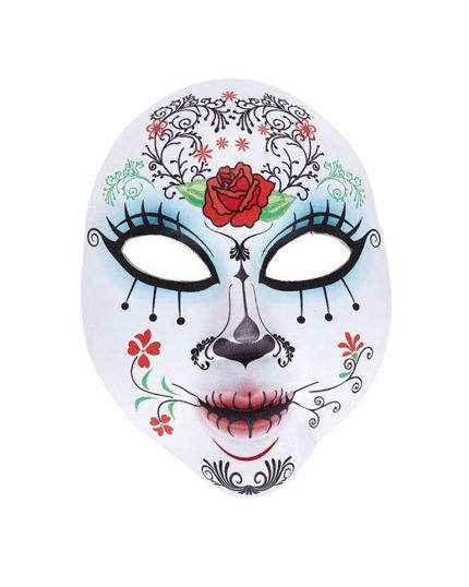 Maschera teschio messicano Dia de Los Muertos