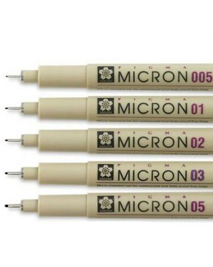 Penna Sakura Pigma Micron Nera Varie Dimensioni