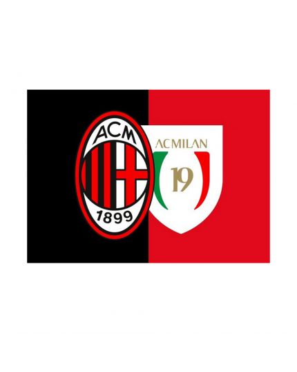 Bandiera AC Milan Campione d'Italia Scudetto 19