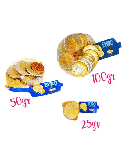 Retina Monete Euro Cioccolato Sorini Vari  Formati