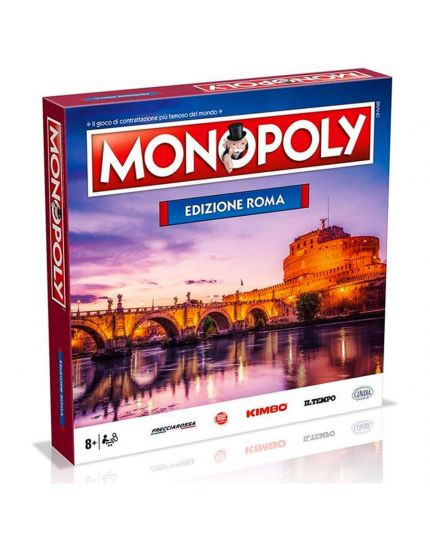 Gioco Tavola Monopoly Edizione Città Roma