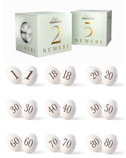 Confetti Maxtris Numeri - Confezione da 200 grammi