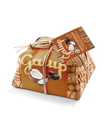 Panettone Cocco e Cioccolato Incartato Winter Edition 750gr