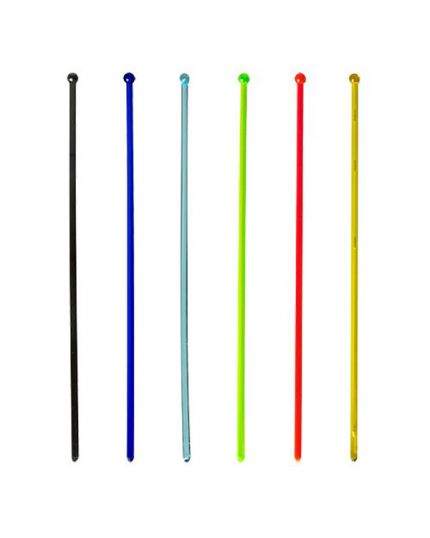 Palettine per Cocktail Pvc Trasparenti Multicolor 20pz