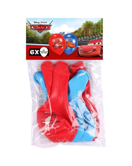 Palloncini Lattice Medi Cars 6pz