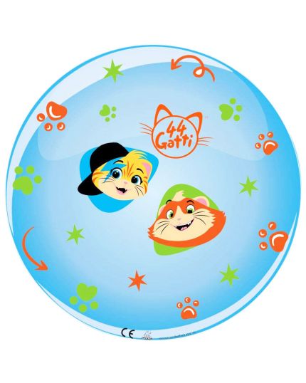 Palloncino Rotondo 44 Gatti Trasparente 45m