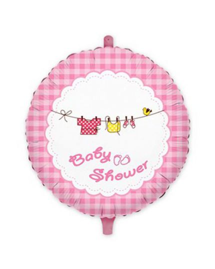 Palloncino Foil Rotondo Baby Shower Girl