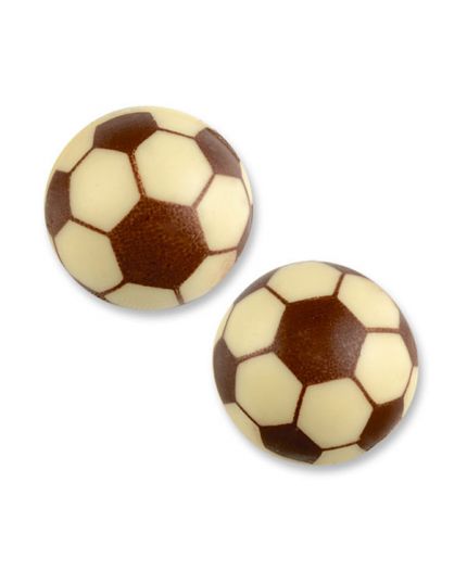 Decorazione Pallone da Calcio 3D in Cioccolato 2,7cm