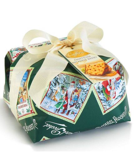 Panettone Tradizionale Milanese Basso Incartato Caffarel 1 Kg