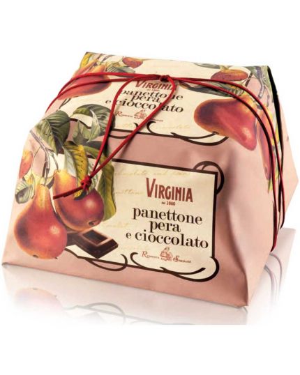 Panettone Incartato Pera e Cioccolato Virginia 1 Kg