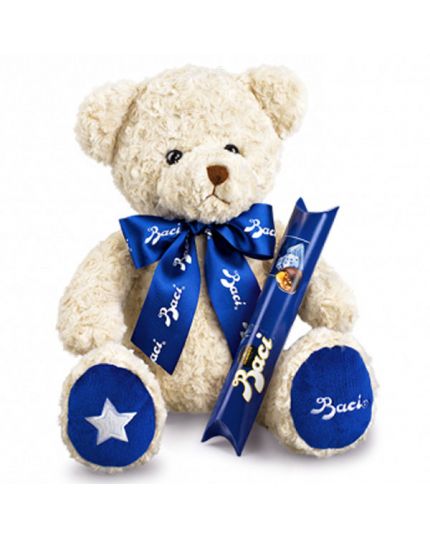Peluche Teddy Bear con Tubo Baci Perugina Grande