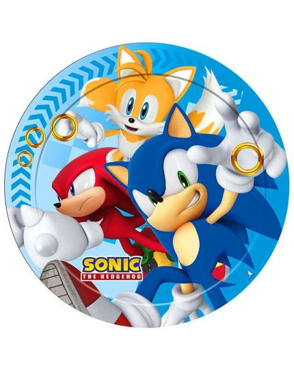 Piatti Carta Grandi Sonic