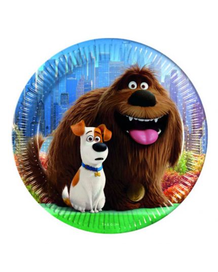 Piatti Carta Secret Life of Pets