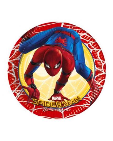 Piattini Dessert Carta Spiderman