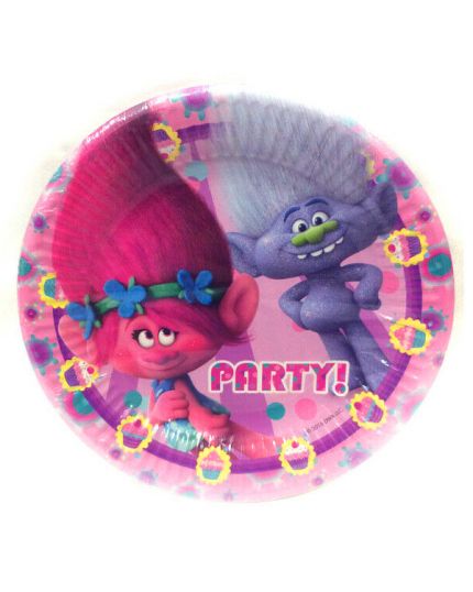 Piattini Dessert Carta Trolls