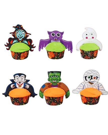 Pick per Muffin Pvc Soggetti Halloween