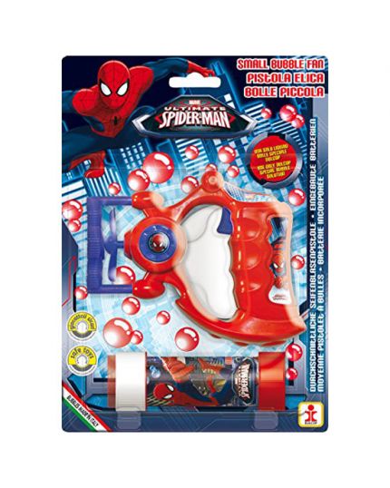 Kit Bolle di Sapone Spiderman con Pistolina Elica