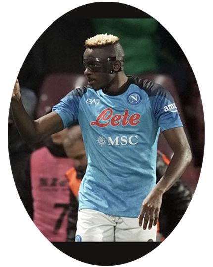 Uovo Pasqua Artigianale Personalizzabile Varie Dimensioni Victor Osimhen Napoli Calcio