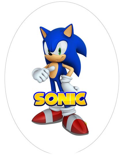 Uovo Pasqua Artigianale Personalizzabile Varie Dimensioni Sonic