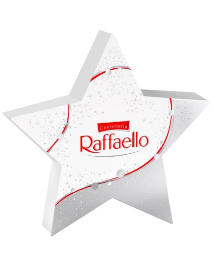 Scatola Stella Natalizia Raffaello 140gr