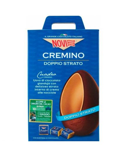 Uovo Pasqua Cremino Doppio Strato Novi 280Gr