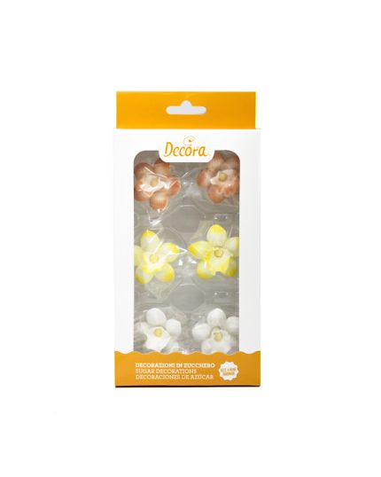 Decorazioni Zucchero Mini Orchidee Multicolor Decora 