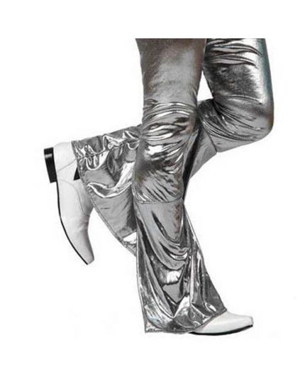 Pantalone Disco Argento tg. M-L         