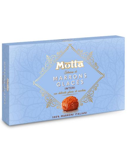 Scatola Grande Marron Glaces Interi Motta 200gr