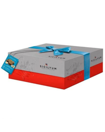 Colomba Sicilyum al Cioccolato con Granella di Mandorle e crema al Torrone Dais 1kg